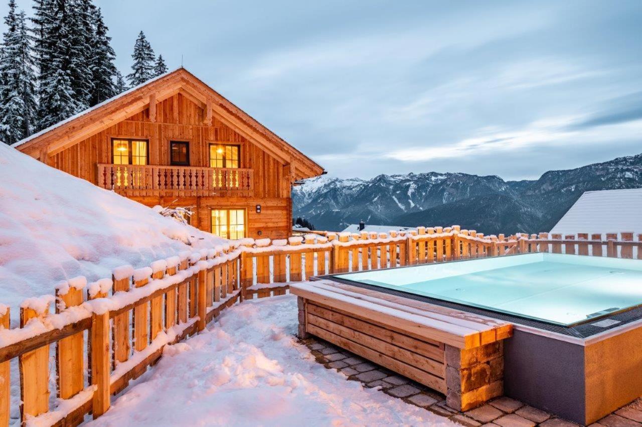 Poolchalet Dachsteinblick Pruggern Bagian luar foto