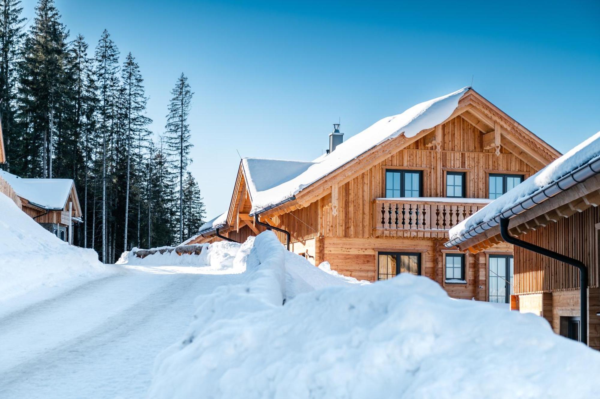 Poolchalet Dachsteinblick Pruggern Bagian luar foto