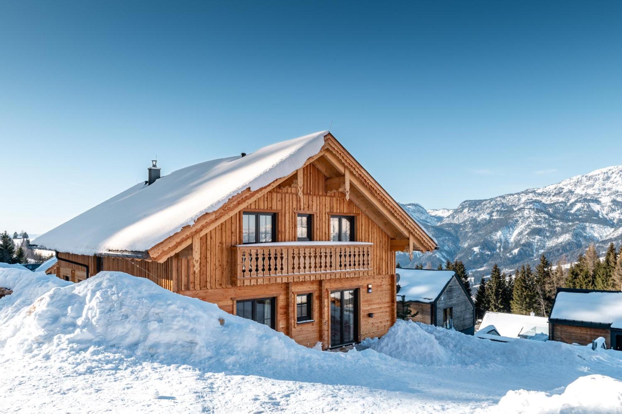 Poolchalet Dachsteinblick Pruggern Bagian luar foto