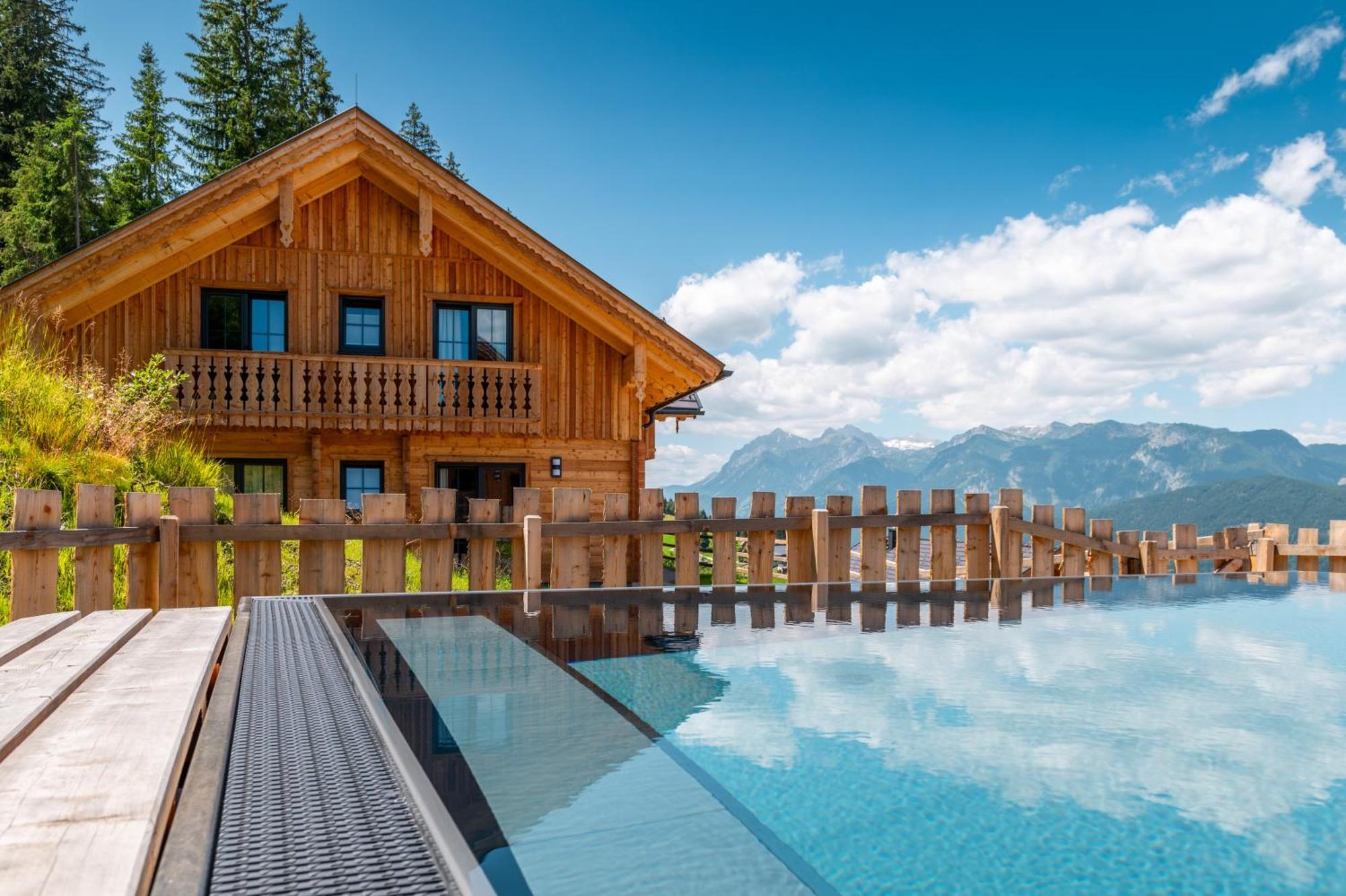 Poolchalet Dachsteinblick Pruggern Bagian luar foto